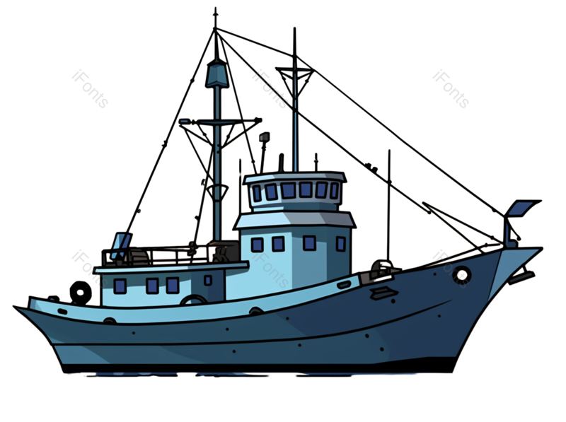 海洋图片,工业元素,运输PNG,剪影免抠素材